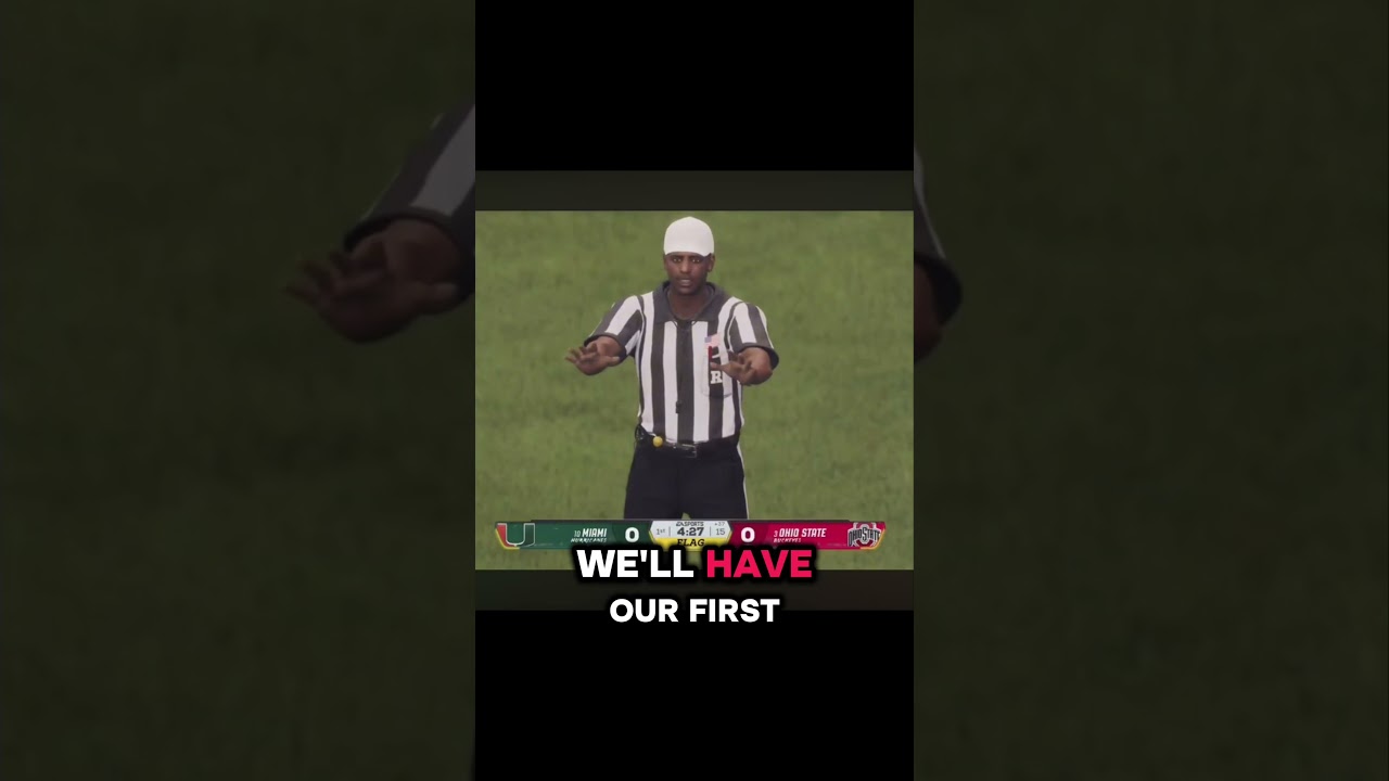 Ohio state chose violence. Statement made early #CFB #OhioState #RunGame #CFB26