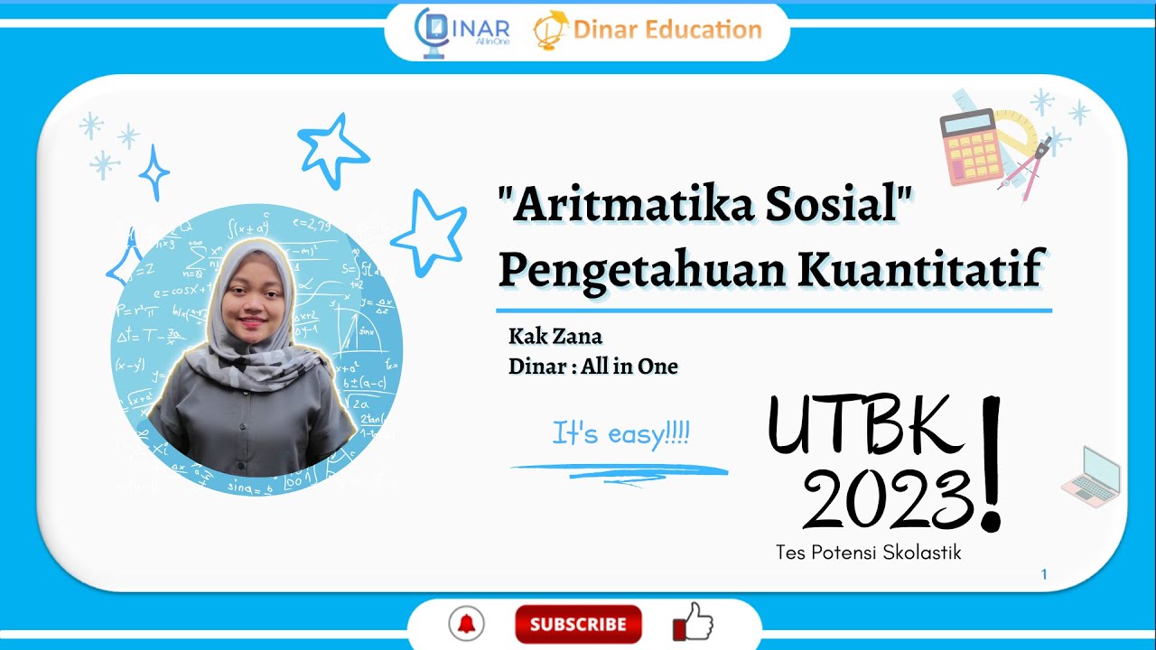 11. Materi Aritmatika Sosial UTBK DALAM 10 MENIT | Persiapan PK TPS UTBK SNBT 2023