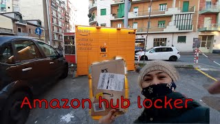 How to get parcel on Amazon hub locker