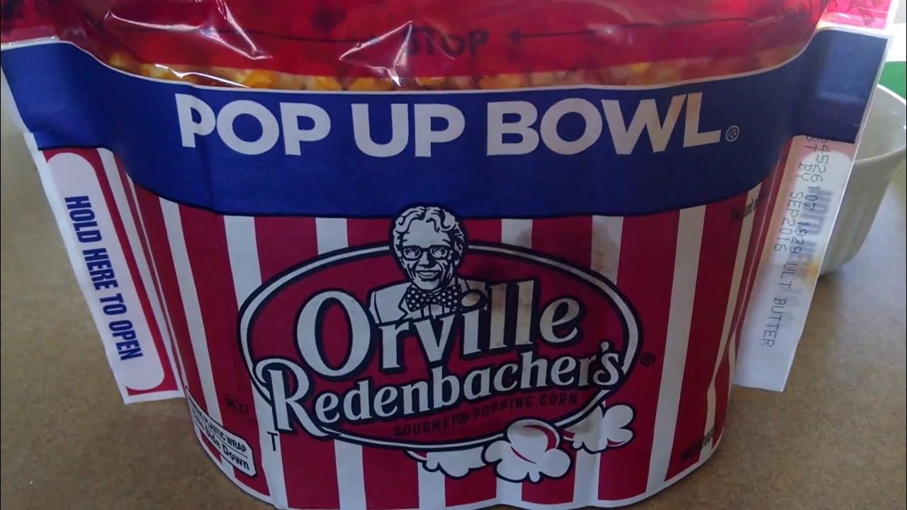 Orville Redenbacher's Pop up Bowl Popcorn YouTube