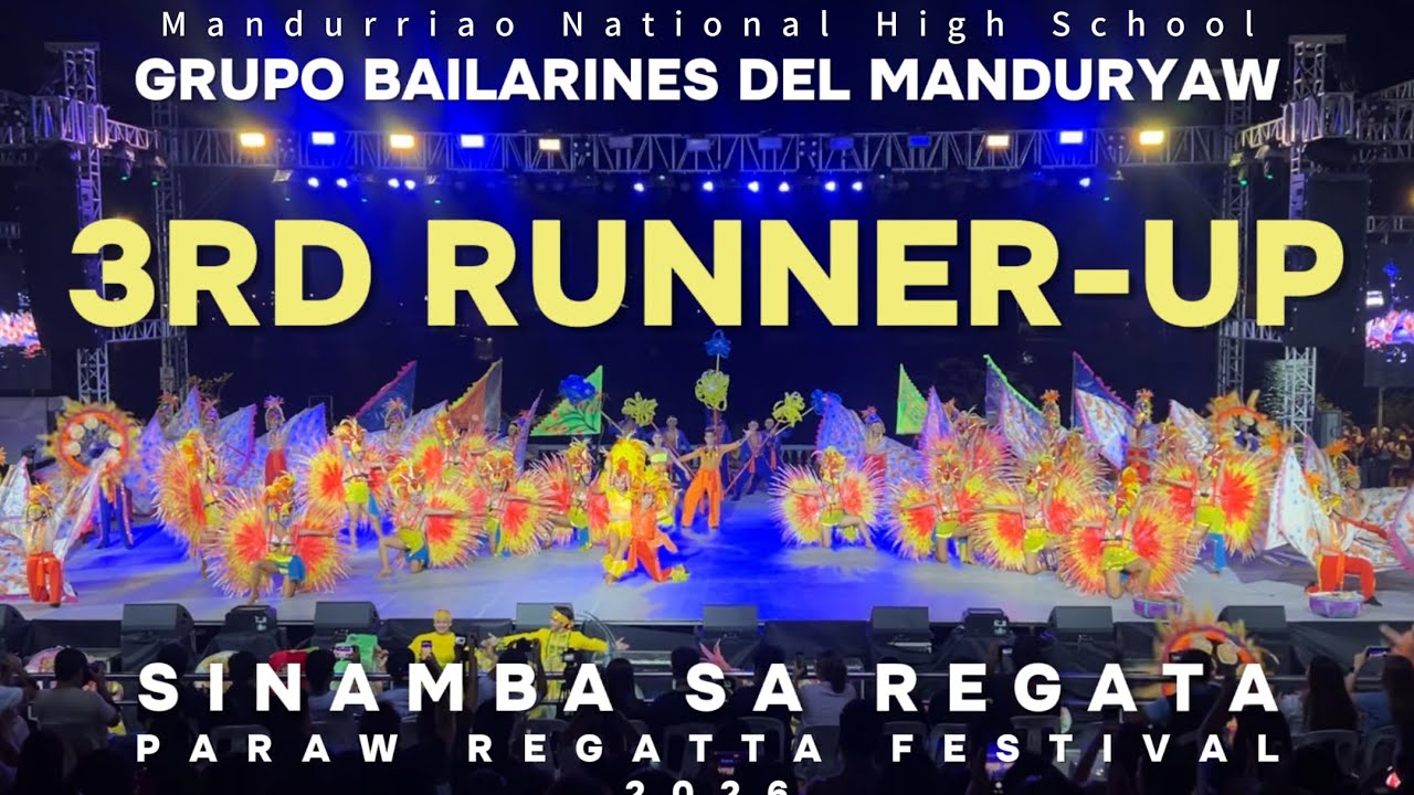 3RD RUNNER-UP | Paraw Regatta Sinamba sa Regatta 2026 - Grupo Bailarines Del Manduryaw