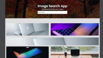 Image Search App using HTML CSS and JavaScript