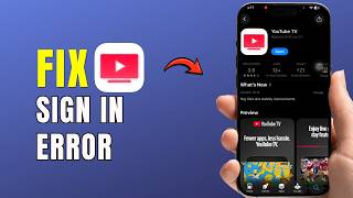 How To Fix YouTube TV Sign In Not Working 2026 | Youtube TV Login Error