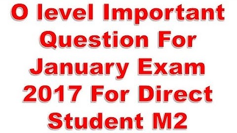 Doeacc O Level Important Question For Exam Preparation And Guideline M2(Internet an Web Design) 2017