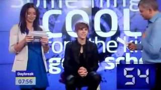 Justin Bieber on DayBreak December 6th ITV