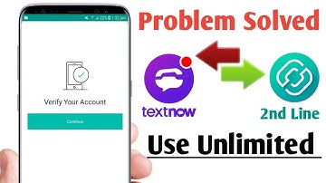 Text Now | 2nd Line | An Error Has Occurred Problem Solved February 2020
