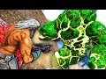 I Fought the GOD-KILLING GOLEM in with my Own 2 Hands! in Hardcore ARK Survival Evolved #23