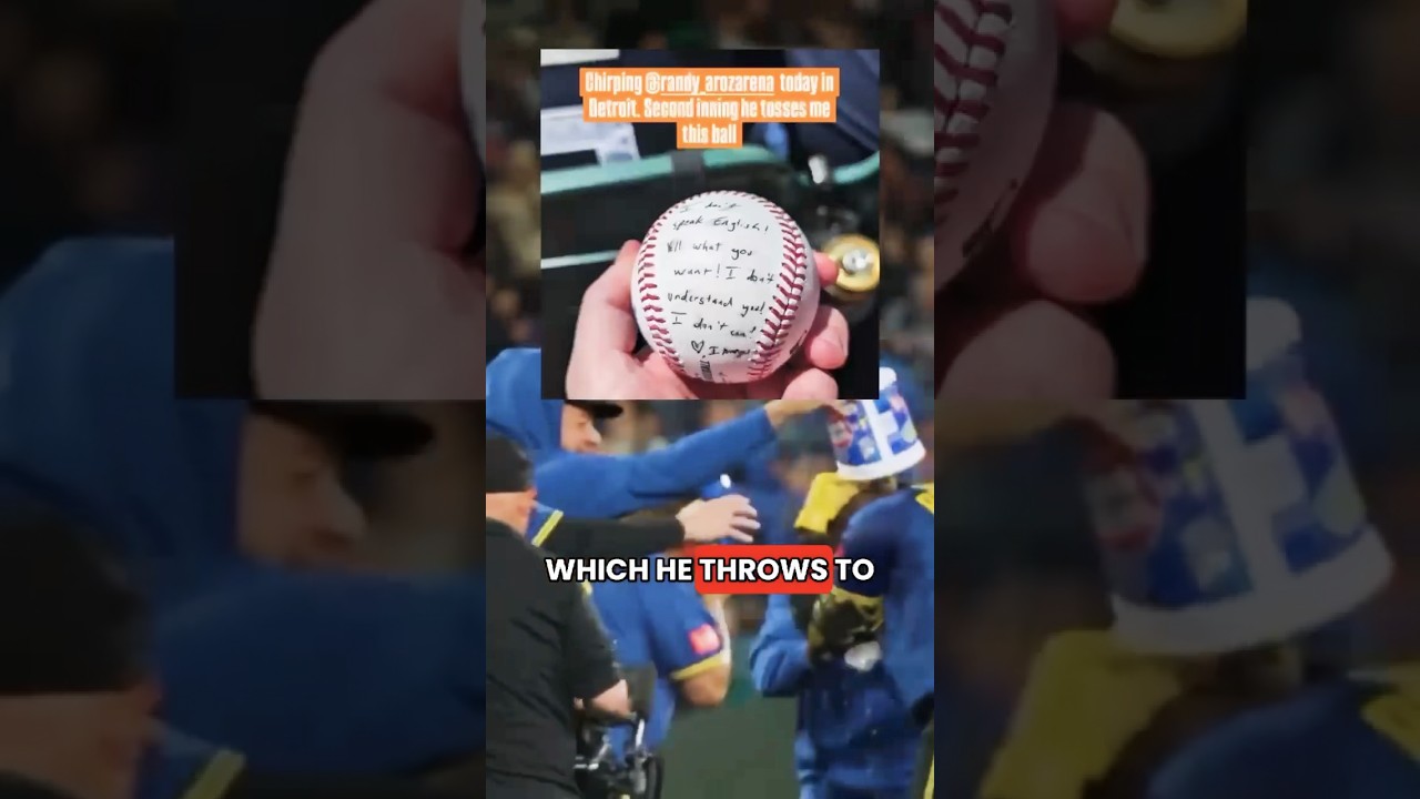 He throws signed balls at fans who yell at him! #shorts #mlb #autograph
