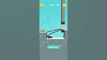 DRAW BRIDGE CAR || DRAW BRIDGE PUZZLE LAVEL 109 || DRAW BRIDGE LAVEL GAMEPLAY 109