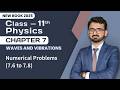 11th Class Physics Chapter 7 | Numericals (7.6 to 7.8) | 11th Class Physics New Book 2025
