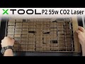 xTool P2 55w CO2 laser - Introduction and project results