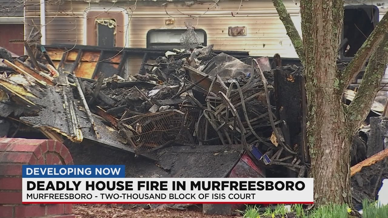 1 dead, 2 injured in Murfreesboro house fire - YouTube