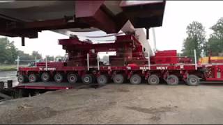 Mammoet places Rail bridge across van Starkenborgh canal