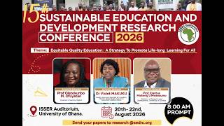 🔴: THE 15TH SUSTAINABLE EDUCATION & DEVELOPMENT RESEARCH CONFERENCE 2026 - DAY 2