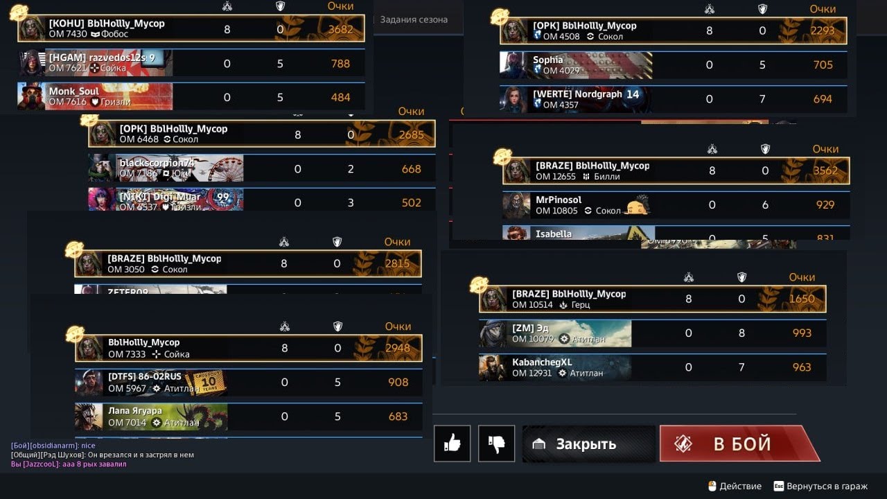 Бла бла про 8 фрагов за бой в рандоме Кроссаута и не только