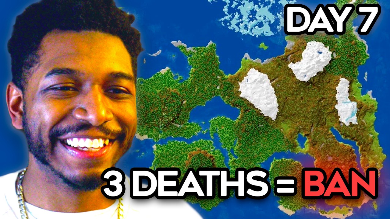 (DAY 7/10) Surviving in a 100 Player Minecraft Civilization server ...
