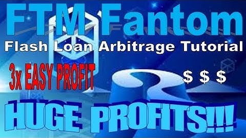 Earn  FTM crypto with Fantom FTM using CREAM Finance to Flash Loan Arbitrage Full Tutorial