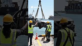 Damaged Cars Get Extreme Cleaning After Sea Damage! #shorts #salvageoperations #deepoceanrecovery