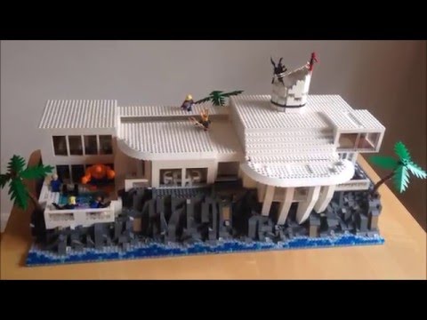 Iron Man Custom Lego Tony Stark Mansion Modular - Benjamin Radell - Youtube