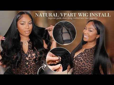 Most natural yaki v part wig🔥 Versatile magic v line upgrade&Drawstring |UNice Hair