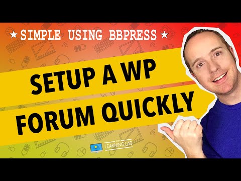 BBPress Wordpress Tutorial - Set up a Forum in Wordpress using bbPress plugin