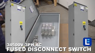 Fused Disconnect Switch, 800 Amp, 240V 3 Phase Ac - Larson Electronics