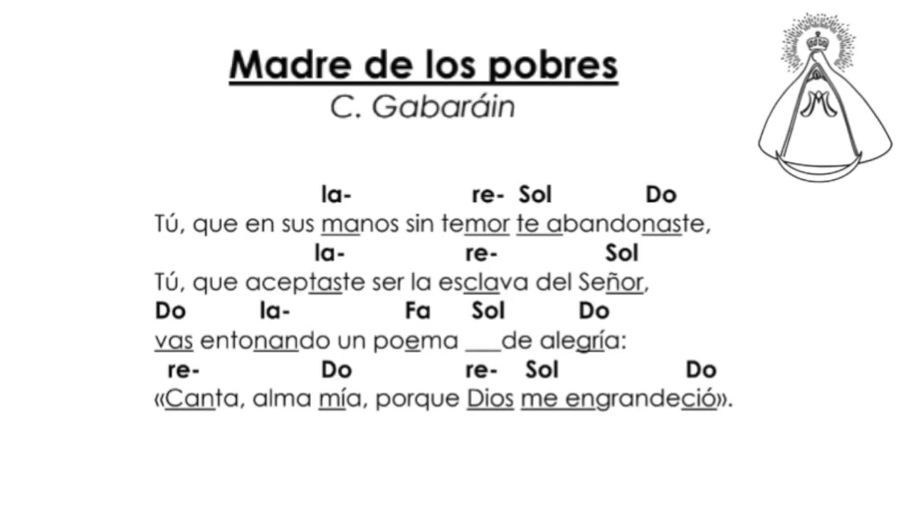 Madre de los Pobres (canto con