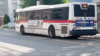 New Jersey Transit (A&C Bus) Route 33 Bayonne Journal Square NABI #6475 2013