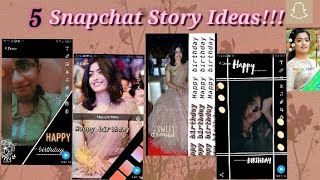 Creative (Birthday Story/Streak) Ideas|| Editing from Snapchat|(Part-1)|| ADITHYA || screenshot 3