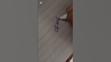 The signature of Mansoor Style #short #viral