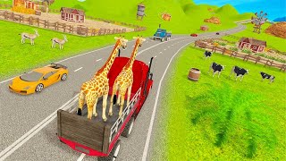 Farmer Harvest Tractor Drive Hauling Farming Simulator 3D । Android Gameplay screenshot 5