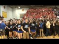 Half Court Shot to WIN A CAR - Blackout 2015 - Lyons Township vs. Hinsdale Central 2-13-2015