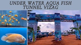 First Under Water Fish Tunnel in Vizag🐠 | RK Beach Road Visakhapatnam | #trending#vizag#fishtunnel#