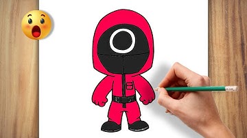 How To Draw Squid Game Guard - Easy Way To Draw
