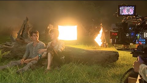 The Maze Runner: Behind the Scenes (Movie Broll) Part 1 | ScreenSlam