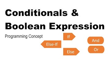 Programming Concept - Conditionals and Boolean Expressions