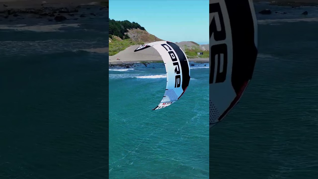 Ben Beholz kitesurfing in Chile with the CORE Nexus 4