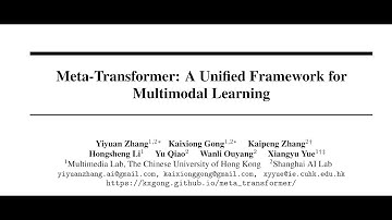 Meta-Transformer: A Unified Framework for Multimodal Learning