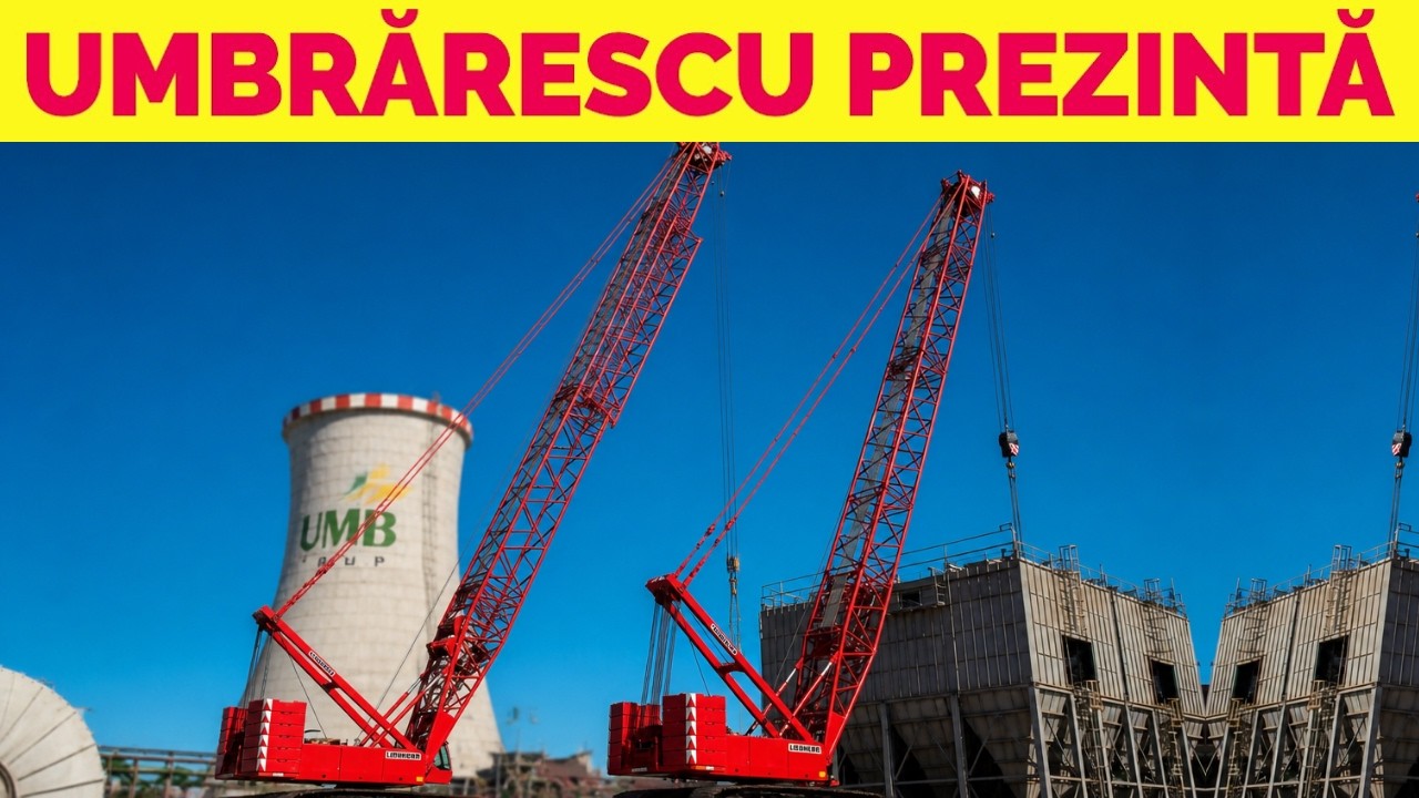 UMBRĂRESCU a montat și a 2-a MACARA LIEBHERR pentru desprăfuire