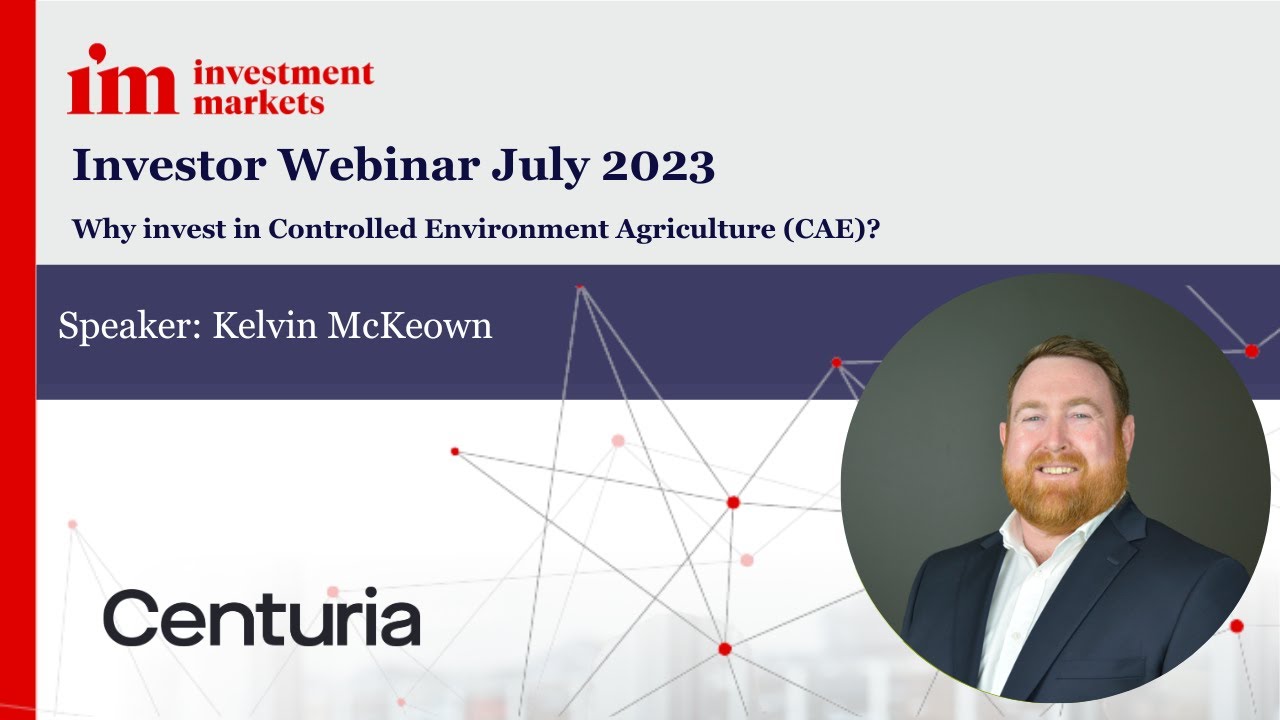 Agriculture Investment Fundamentals – Why invest in Controlled Environment Agriculture (CAE)?