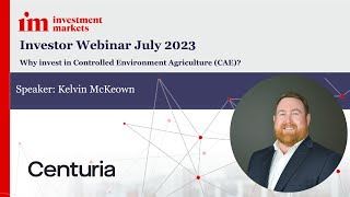 Agriculture Investment Fundamentals – Why invest in Controlled Environment Agriculture (CAE)?