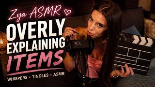 Tingle triggers test, repetitive over explaining simple objects ASMR 💗🥰 Wealth