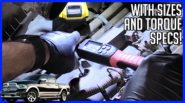 How to Replace Spark Plugs RAM 1500 5.7L V8 - There is a Trick to It!