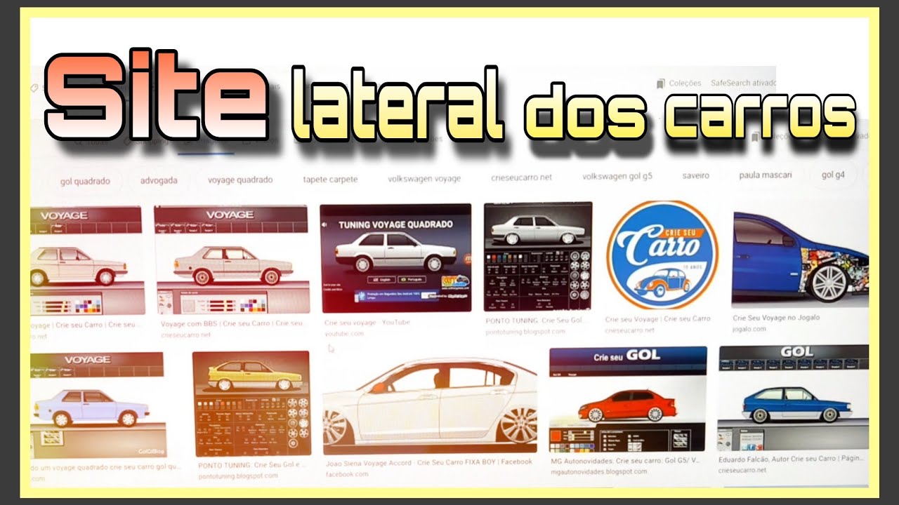 COMO BAIXAR A LATERAL DO SEU CARRO FAVORITO (ADRIANO MINIATURAS)