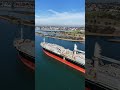 Melbourne Port, AKUNA outbound.#ship #cargo #drone #photography #melbourne