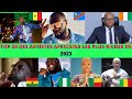 Top 20 des artistes africains les plus riches de lafrique en 2023