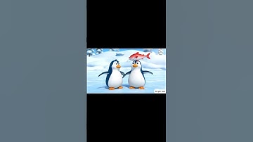 cánh cụt và chú cá vàng  #cartoon #3danimation #funnyanimation