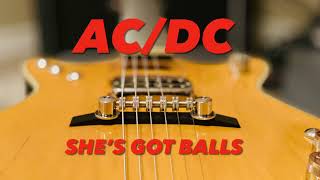 AC/DC She’s Got Balls (Malcolm Young Guitar Lesson)