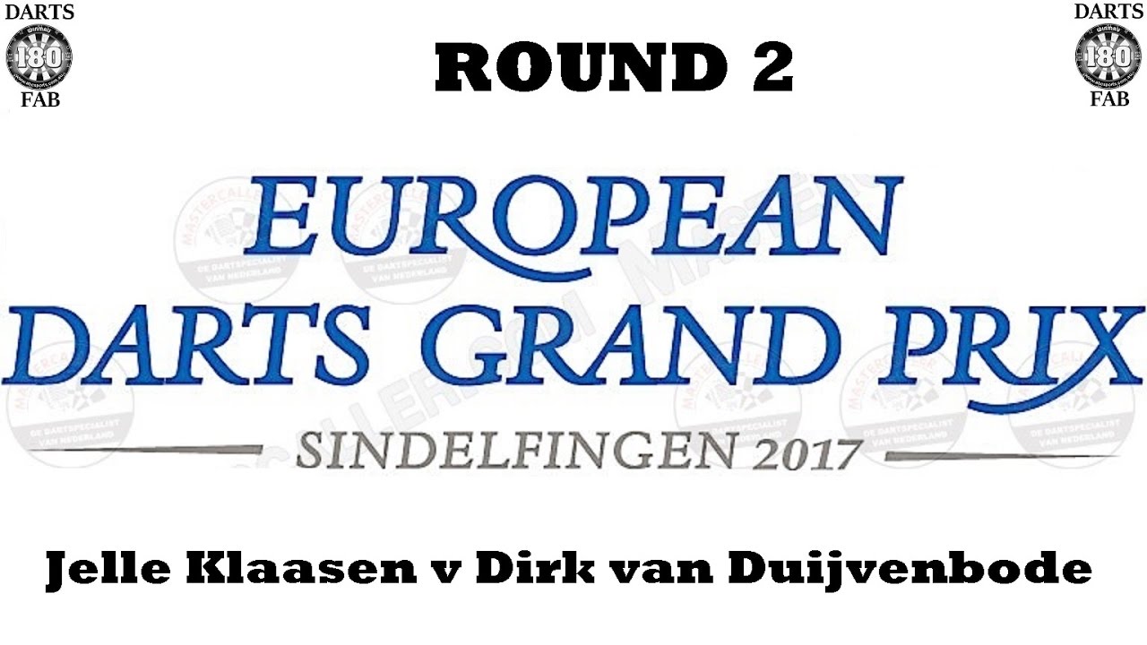darts distance HappyBet European Darts Grand Prix - Round 2 [3of16]: Jelle Klaasen v Dirk van Duijvenbode