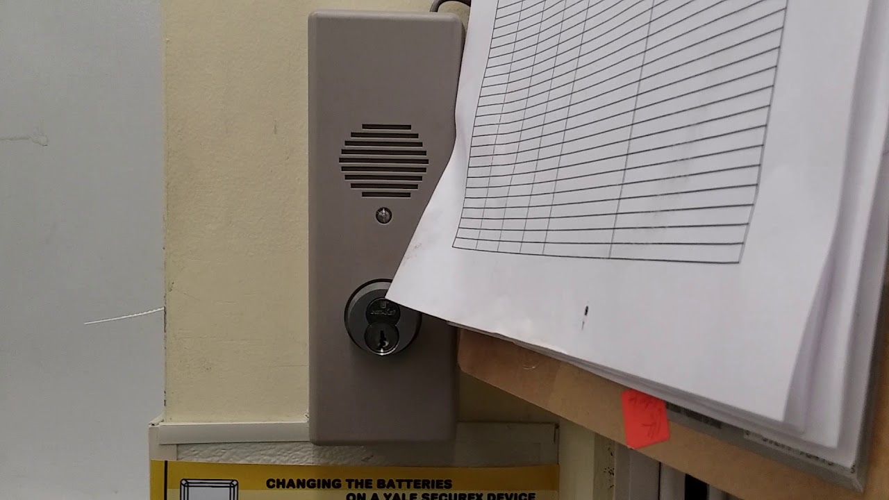 Emergency Exit Only Alarm Test at Dollar Tree